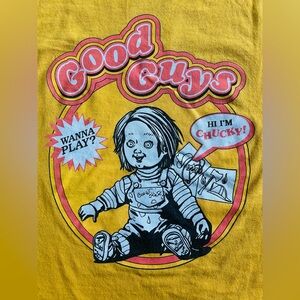 Universal City Studio T Shirt Mens Large Chucky Graphic Short Sleeve Horror Sz M